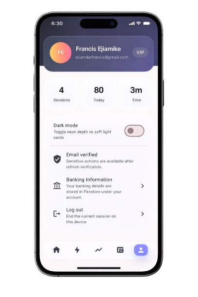 Black iPhone 17 Pro Max payment settings screen
